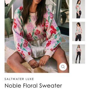 Saltwater Luxe: Noble Floral Sweater